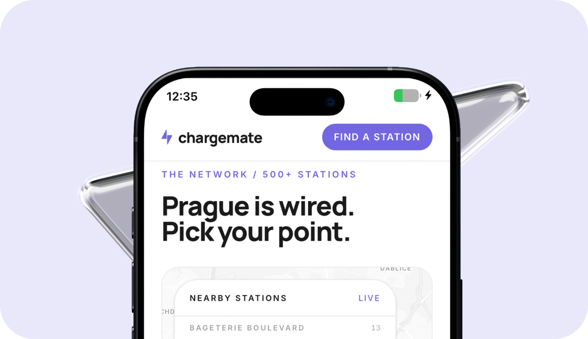 Return the powerbank at any station